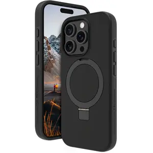 Comparateur de prix : dbramante1928 Coque Iceland Ultra D3O avec MagSafe Stand Apple iPhone 16 Pro Max - Noir