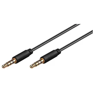 Comparateur de prix : Microconnect 3.5mm 4-pin 2m m-m black 3,5mm câble audio (ipod016)