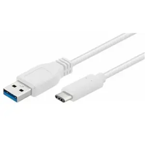 Microconnect Câble USB de type-C - MICRO CONNECT - USB 3.1 - 20 cm - moulé - blanc pas cher