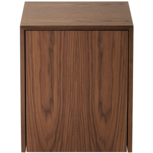 NEW WORKS - Table de chevet Mass - Marron - Placage de noyer - Designe...Vendu parmade-in-design
