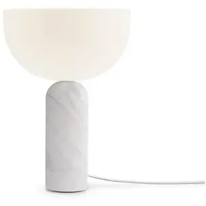 Comparateur de prix : NEW WORKS - Lampe de table Kizu - Blanc - Acrylique - Designer Lars Tornoe