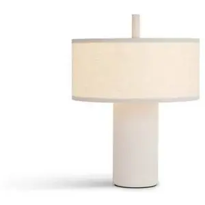 Comparateur de prix : NEW WORKS - Lampe sans fil rechargeable Margin - Blanc - Lin - Designe...