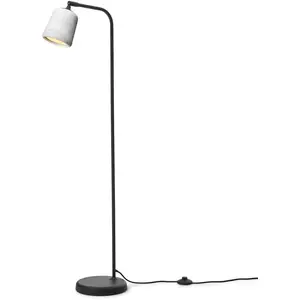 New Works lampadaire Matériau, blanc, marbre, hauteur 125 cmVendu parluminaire