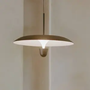 New Works Suspension LED Kantarell, Ø 55 cm, noir pas cher