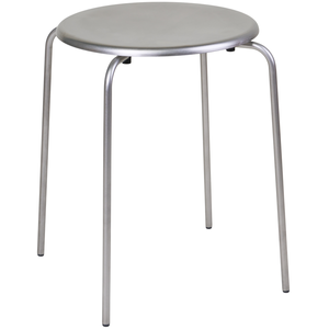Frama - Tabouret Petit Rond - Métal - Acier inoxydable brossé - Designer Troels Grum-Schwensen pas cher