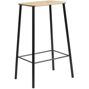Tabouret noir 65 cm Adam - Frama pas cher