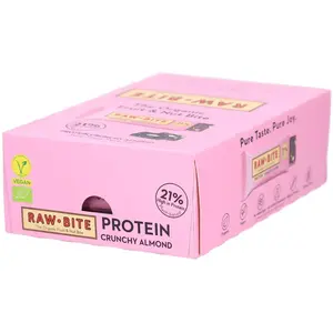 Rawbite Barres Amandes Croquantes Bio 12x45g pas cher