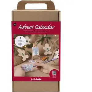 CC Hobby Calendrier de l'Avent enfant - Dessin - 4 projets créatifs pas cher