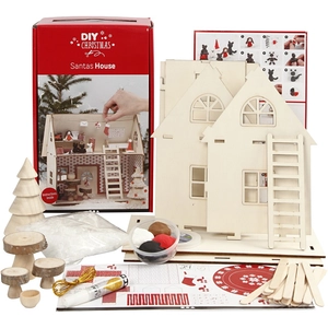 Comparateur de prix : Creotime Kit maison de Saint Nicolas, 1set - EasyKit Décorations en bois - 97054