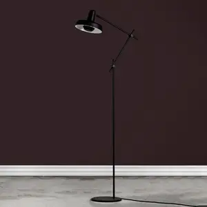Comparateur de prix : GRUPA Arigato lampadaire, bras en 3 parties, noir