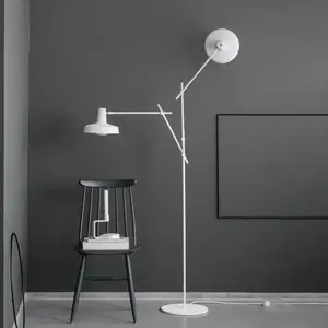 GRUPA Arigato lampadaire, à deux lampes, blancVendu parluminaire