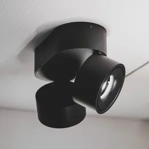 LOOM DESIGN Aim spot pour plafond LED à 2 lampes noir pas cher