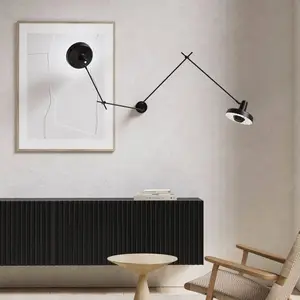 Comparateur de prix : GRUPA Arigato applique murale à 2 lampes 90cm noir