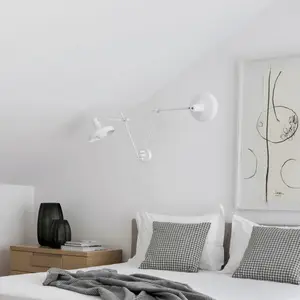 GRUPA Arigato applique murale à 2 lampes 90cm blancVendu parluminaire