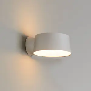LOOM DESIGN applique murale LED Cookie, blanc, aluminium, Ø 15 cm pas cher