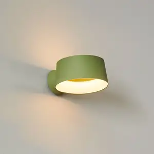 LOOM DESIGN applique murale LED Cookie, vert, aluminium, Ø 15 cmVendu parluminaire