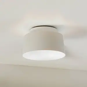 LOOM DESIGN Plafonnier LED Cookie, blanc Aluminium Ø 15 cm pas cher