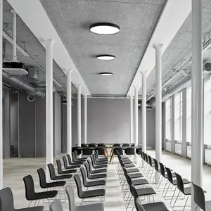 LOOM DESIGN Plafonnier LED Lucia, noir, Ø 60 cm, aluminiumVendu parluminaire