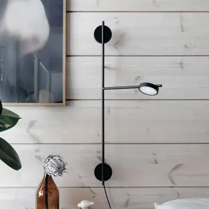 Comparateur de prix : GRUPA Igram applique murale LED à 2 lampes noir