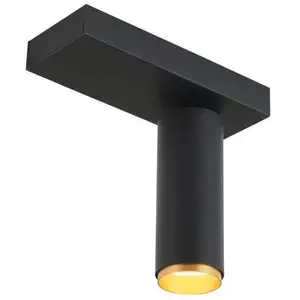 X-Beam Plafonnier Unique Black Gold - Loom Design pas cher