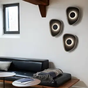 LOOM DESIGN applique murale LED Cozy, noir, feutre, 40 x 31 cm pas cher