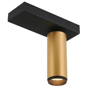 X-Beam Plafonnier Unique Gold/Black - Loom Design pas cher