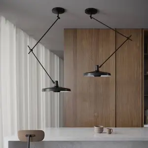 GRUPA Arigato Deck 1 lampe 140cm Ø45cm noirVendu parluminaire