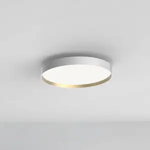 LOOM DESIGN Plafonnier LED Lucia, blanc/doré Ø 45 cmVendu parluminaire