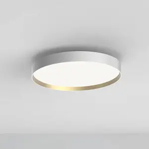LOOM DESIGN Plafonnier LED Lucia, blanc/doré Ø 60 cmVendu parluminaire