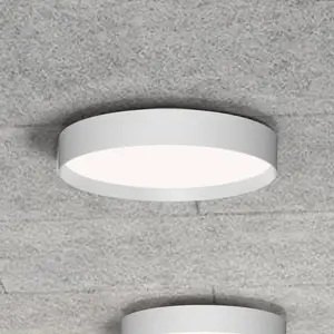 LOOM DESIGN Plafonnier LED Lucia, blanc, Ø 45 cm Aluminium pas cher