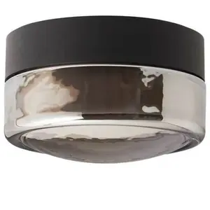 Otto Convex Applique Murale/Plafonnier IP65 Smoked - Loom Design pas cher