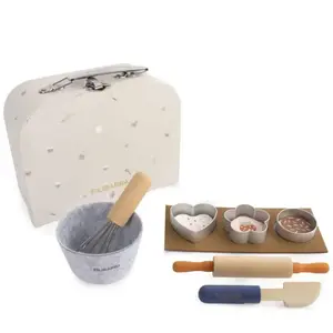 Filibabba Valisette de jeu Jouets en bois Petit Pâtissier pas cher