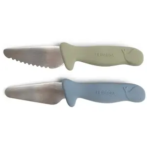 Set de 2 couteaux d'apprentissage MULTICOLORE Filibabba pas cher