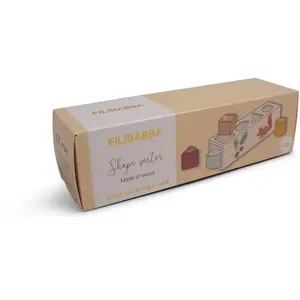 Vedes Jouet trieur de formes en bois MULTICOLORE Filibabba pas cher
