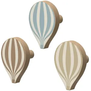 Cam Cam Copenhagen Lot de 3 patères Montgolfière pas cher