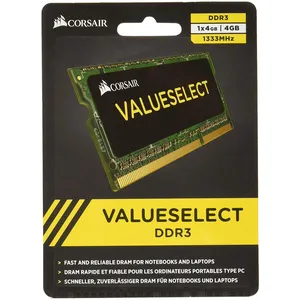 Comparateur de prix : Corsair ValueSelect SO-DIMM DDR4 2133 MHz PC4-17000 16 Go CL15