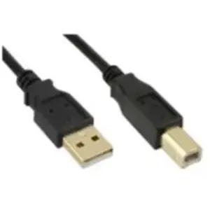 MicroConnect - Câble USB - USB type B (M) pour USB (M) - USB 2.0 - 3 m - noirVendu pardarty