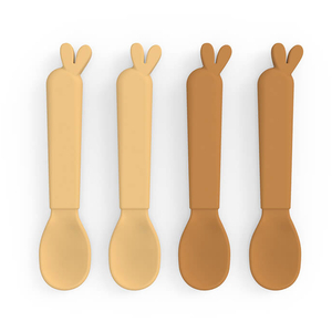 Done by Deer  Cuillères enfant Kiddish Lalee moutarde lot de 4Vendu paramazon