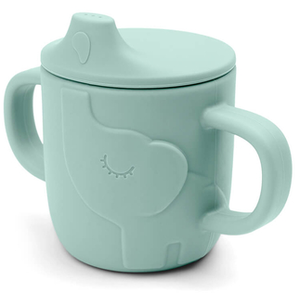 Comparateur de prix : Done by Deer Tasse à bec en silicone Peekaboo Elphee Bleu