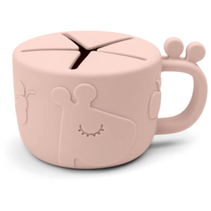 Done by Deer  Tasse à goûter enfant Peekaboo Raffi rose