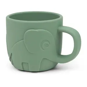 Tasse bébé en silicone Peekaboo Elphee Green - Done by deer