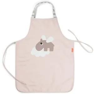 Done By Deer Tablier enfant imperméable Happy clouds rose pas cher