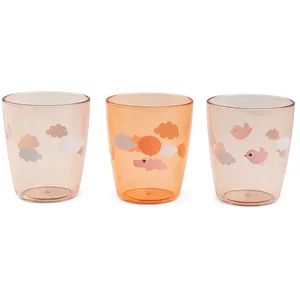 Lot de 3 Yummy mini verre Happy clouds ORANGE Done by DeerVendu paramazon