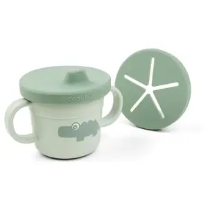 Comparateur de prix : Tasse d'apprentissage et snack Foodie Croco VERT Done by Deer