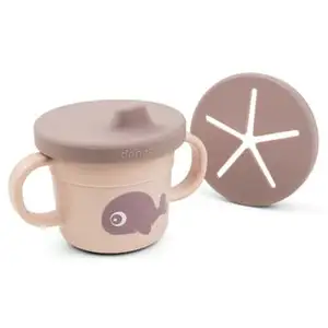 Done By Deer Tasse à bec et snack Wally Rose