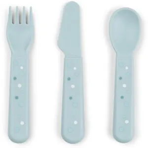 Done By Deer Set de 3 couverts Happy dots BleuVendu paramazon
