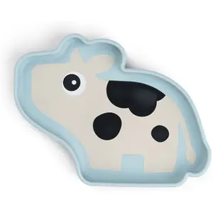 Comparateur de prix : Done by Deer Assiette silicone avec ventouse Dotti Bleu