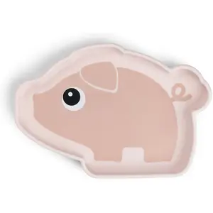 Done by Deer Assiette silicone avec ventouse Pigee RoseVendu paraubert