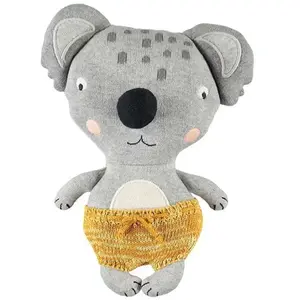 OYOY Bébé koala multicolore en coton 26x20x8cm pas cher