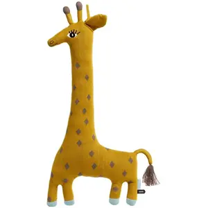 OYOY Living Design Girafe Noah marron coton et polyester H64xL27x15cm pas cher